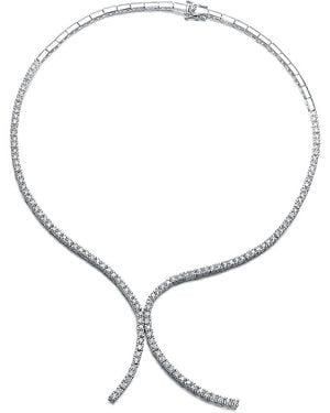 Genevive Jewelry Cz Necklace - Natural