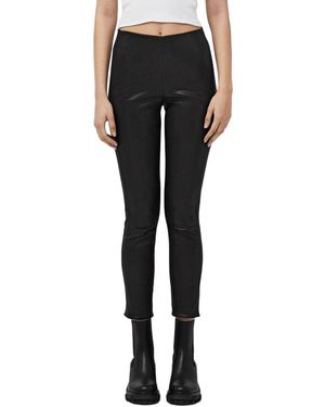 Rag & Bone Simone Leather Trousers - Black