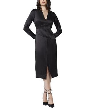 Equipment Jessa Silk Midi Dress - Black