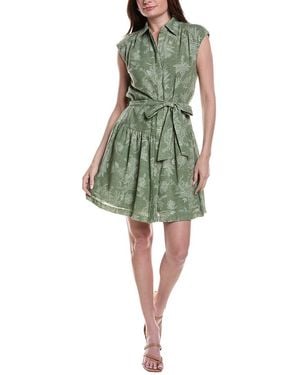 Julia Jordan Collared Mini Dress - Green