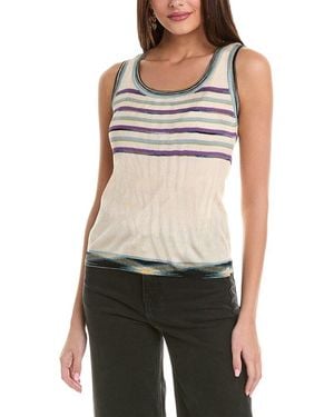 Missoni Ribbed Tank - White