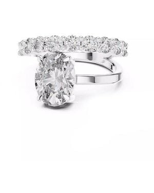 Lab Grown Diamonds 14K 3.50 Ct. Tw. Lab-Grown Diamond Ring - White