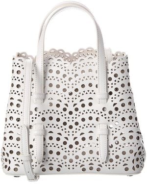 Alaïa Alaïa Mina 20 Leather Tote - White
