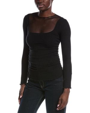 Project Social T Main Street Ribbed Top - Black