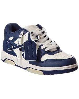 Off-White c/o Virgil Abloh Out Of Office Leather Trainer - Blue