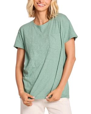 Life Is Good. Slub T-Shirt - Blue