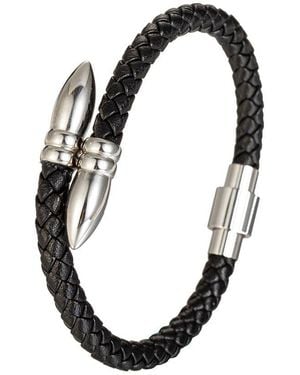 Eye Candy LA Luxe Collection Titanium Cz David Bracelet - Black