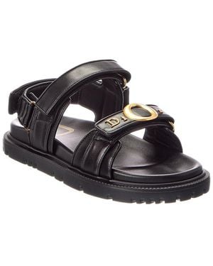 Dior Leather Sandal - Black