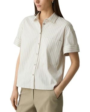 Theory Cuff Pocket Shirt - White