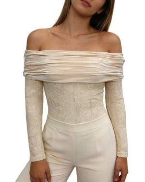 Adele Berto Blouse - Natural