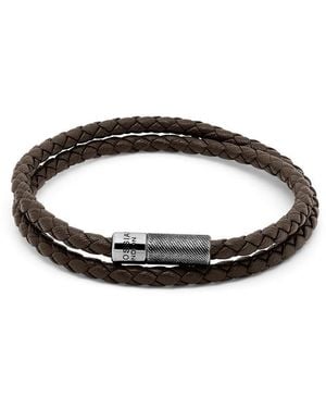 Tateossian Silver Bracelet - Black