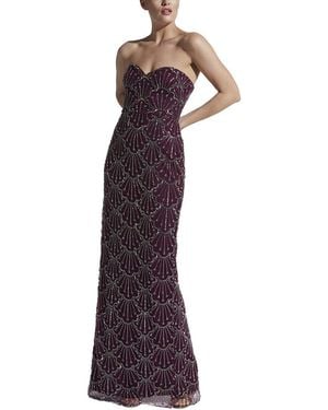 THEIA Tessa Cocktail Dress - Purple