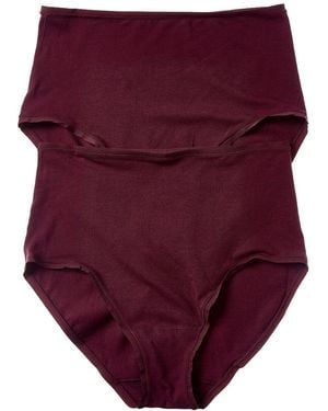 Natori 2pk Bliss Bare High Waist Brief - Purple