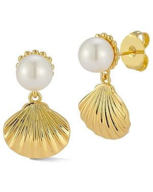 Glaze Jewelry 18K Plated Dangle Earrings - Metallic