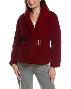Pascale La Mode Puffer Short Jacket - Red