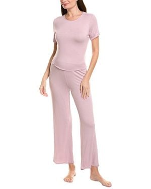 NATORI EDIT Celeste Rib Ease Top - Pink