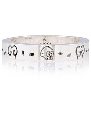 Gucci Silver Ghost Ring (authentic Pre-loved) - White
