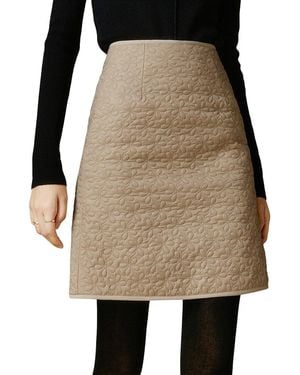 ONEBUYE Mini Skirt - Natural