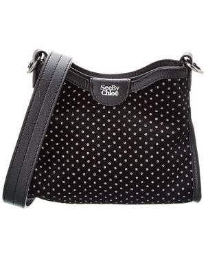 See By Chloé Joan Leather Shoulder Bag - Black