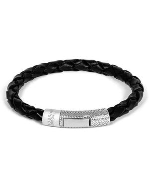 Tateossian Silver Bracelet - Black