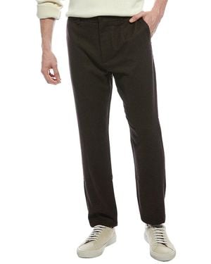 Rag & Bone Lennox Flannel Wool-Blend Trouser - Black