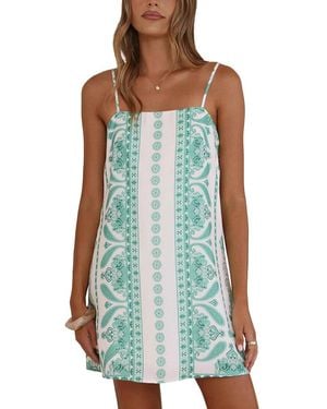 CHARLOTTE GREEN Mini Dress - Blue