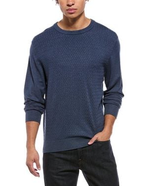 Point Zero Semi Fit Crewneck Jumper - Blue