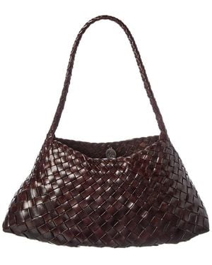 Dragon Diffusion Rosanna Leather Shoulder Bag - Brown