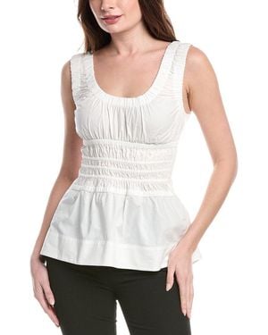 Proenza Schouler Gathered Tank Top - White