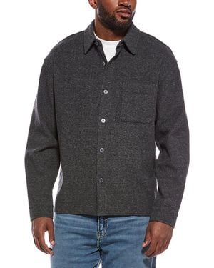 FRAME Waffle Textured Shirt - Grey