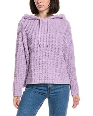 LaBiz Chenille Hoodie Jumper - Purple