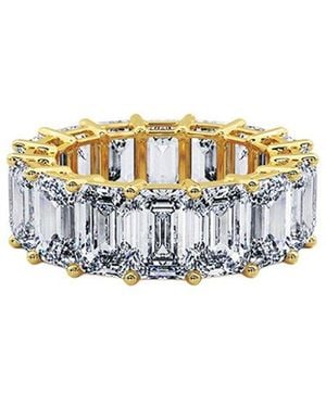 Lab Grown Diamonds 14K 14.08 Ct. Tw. Lab-Grown Diamond Eternity Ring - White