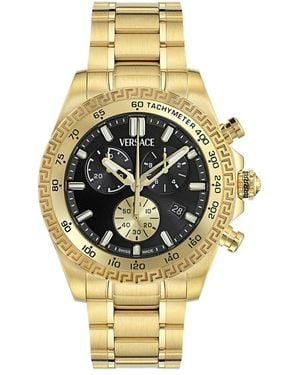 Versace Chrono X Watch - Metallic