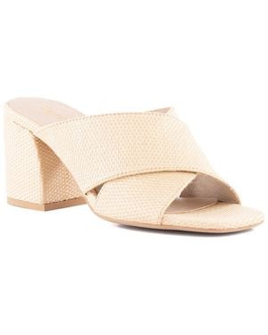 Seychelles Papaya Raffia Heel - Natural