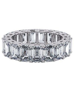 Lab Grown Diamonds 14K 8.20 Ct. Tw. Lab-Grown Diamond Eternity Ring - White