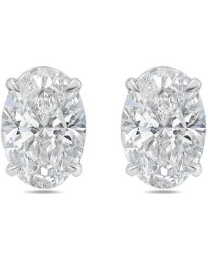 Diana M. Jewels Diana M. 14K 12.00 Ct. Tw. Lab-Grown Diamond Earrings - White