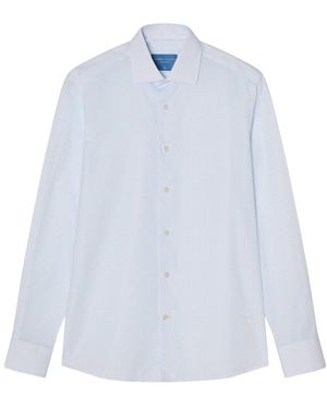 Robert Talbott Reynolds Micro Print Shirt - White
