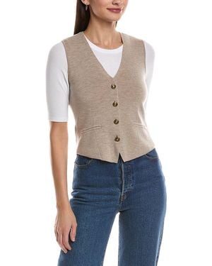 Rag & Bone Ella Wool-Blend Vest - Blue
