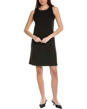 Joseph Ribkoff Crepe Shift Dress - Black