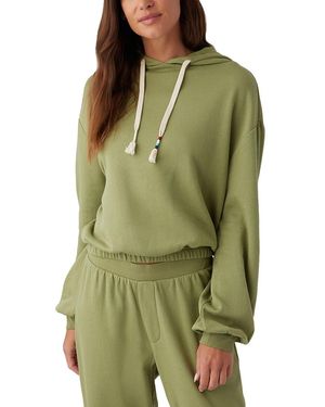 Sol Angeles Billow Crop Hoodie - Green