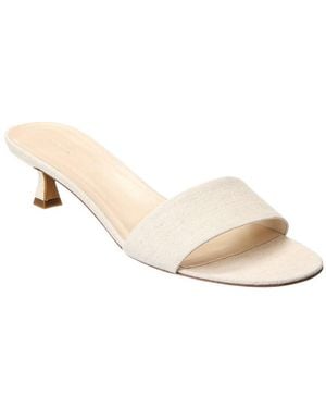 The Row Canvas Sandal - White