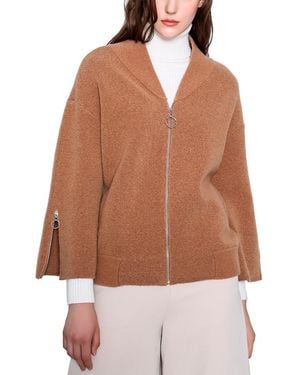 MALABO Wool-Blend Coat - Brown