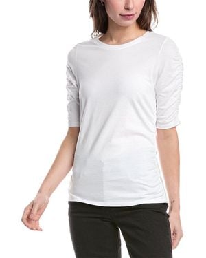 Rag & Bone Juliet Shirred T-Shirt - White