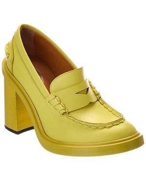 Tod's Leather Pump - Yellow