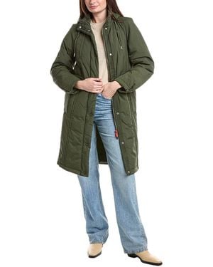 HUNTER Isabelle Longline Coat - Green