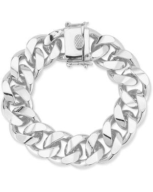 Chloe and Madison Plated Curb Chain Link Bracelet - Metallic