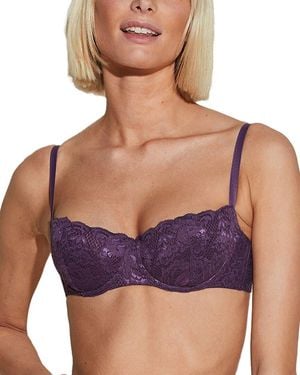 Cosabella Never Say Never Pushie Push Up Bra - Purple