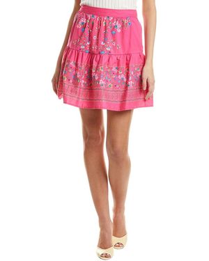 Cece A-Line Mini Skirt - Pink