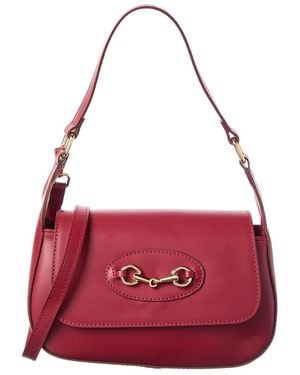 Persaman New York Reagan Leather Shoulder Bag - Red