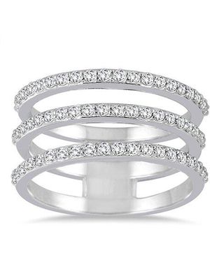 True Diamond 14k 0.60 Ct. Tw. Diamond Ring - White